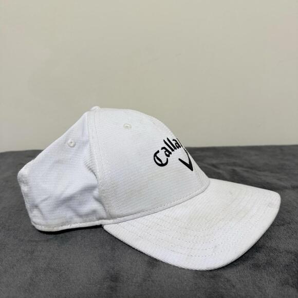 Callaway Golf Hat White X-SPANN Strapback Adjustable Cap Men’s Logo Sport - Picture 5 of 7
